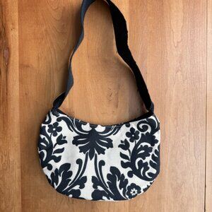 Hand Made Jacquard Black Purse
